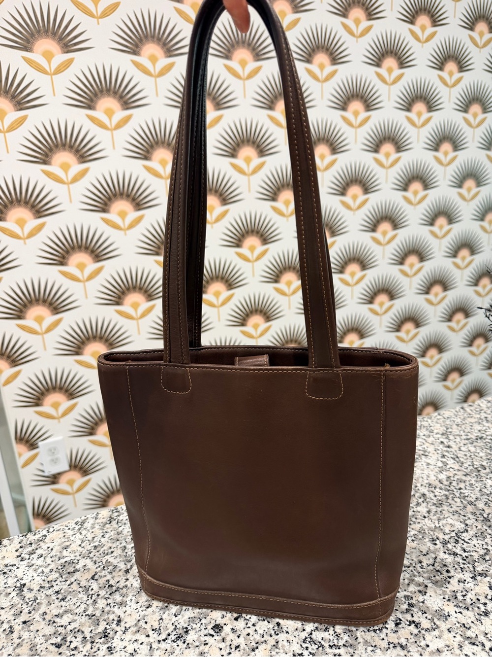 Vintage Coach Classic Bleeker Leather Tote Bag